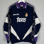 1994/96 REAL MADRID SWEATSHIRT (XL) KELME - Cult Kits - XL - Buy Vintage Football Shirts, Authentic Retro Football Shirts For Sale, Classic Football Shirts & Soccer Jersey