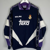 1994/96 REAL MADRID SWEATSHIRT (XL) KELME - Cult Kits - XL - Buy Vintage Football Shirts, Authentic Retro Football Shirts For Sale, Classic Football Shirts & Soccer Jersey