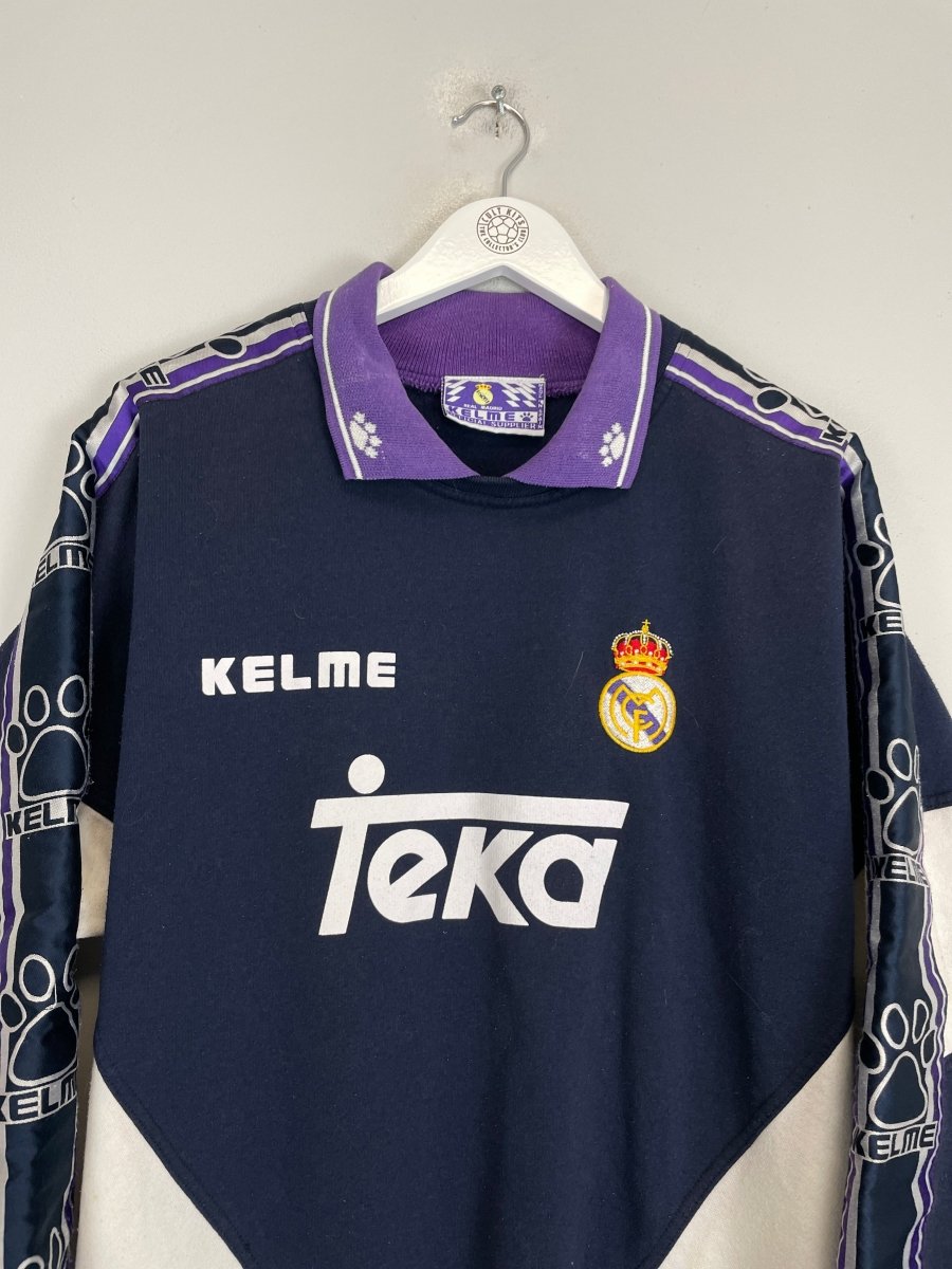 1994/96 REAL MADRID SWEATSHIRT (XL) KELME - Cult Kits - XL - Buy Vintage Football Shirts, Authentic Retro Football Shirts For Sale, Classic Football Shirts & Soccer Jersey