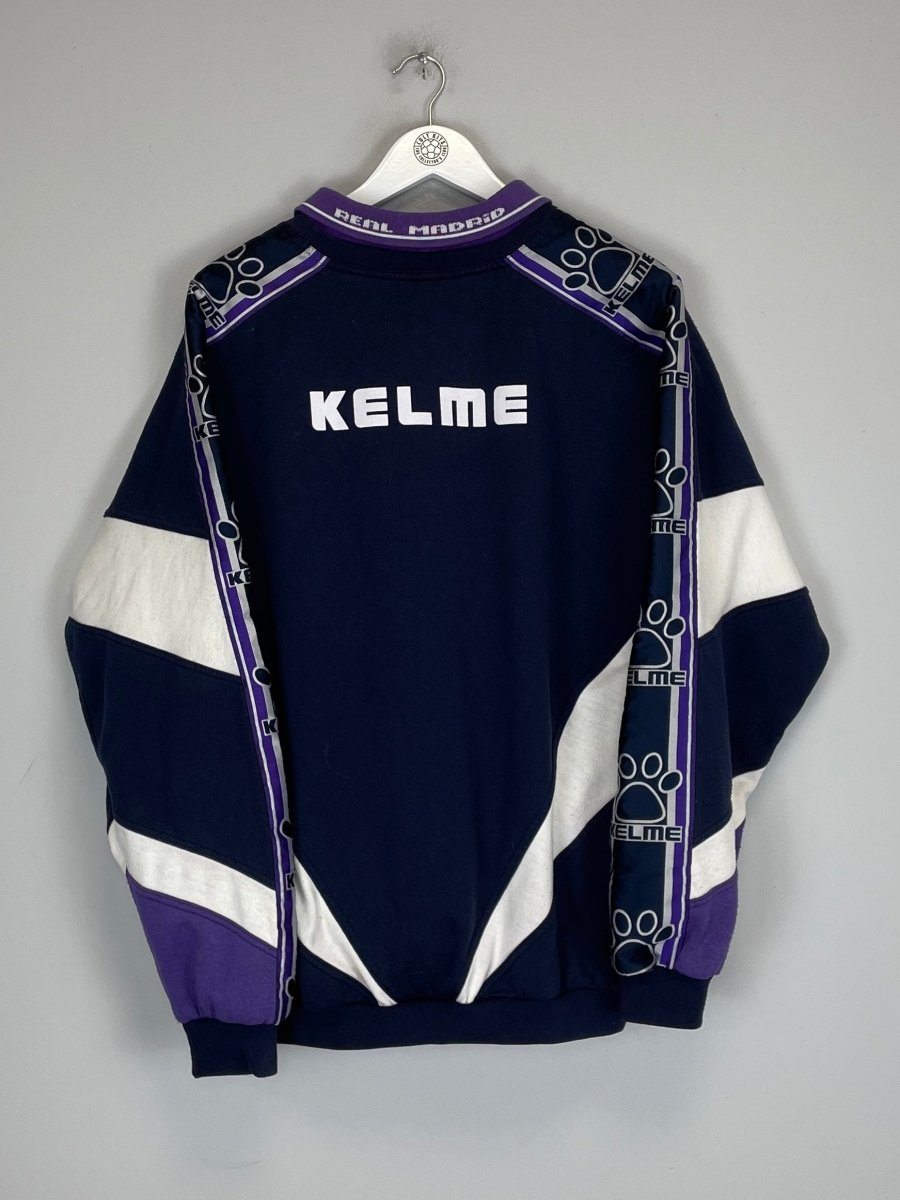 1994/96 REAL MADRID SWEATSHIRT (XL) KELME - Cult Kits - XL - Buy Vintage Football Shirts, Authentic Retro Football Shirts For Sale, Classic Football Shirts & Soccer Jersey