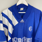 Shop 1994/96 SCHALKE HOME SHIRT (XL) ADIDAS, classic football shirts, vintage football shirts & retro soccer jerseys at Cult Kits