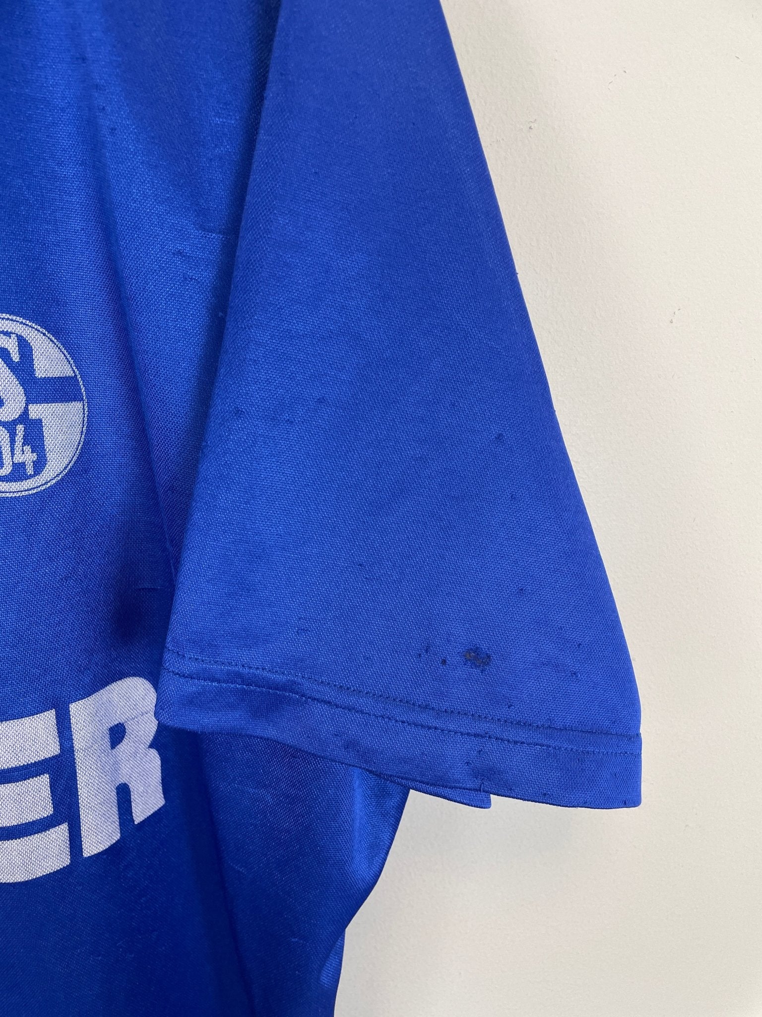 Shop 1994/96 SCHALKE HOME SHIRT (XL) ADIDAS, classic football shirts, vintage football shirts & retro soccer jerseys at Cult Kits