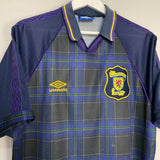 Shop 1994/96 SCOTLAND HOME SHIRT (XL) UMBRO, classic football shirts, vintage football shirts & retro soccer jerseys at Cult Kits