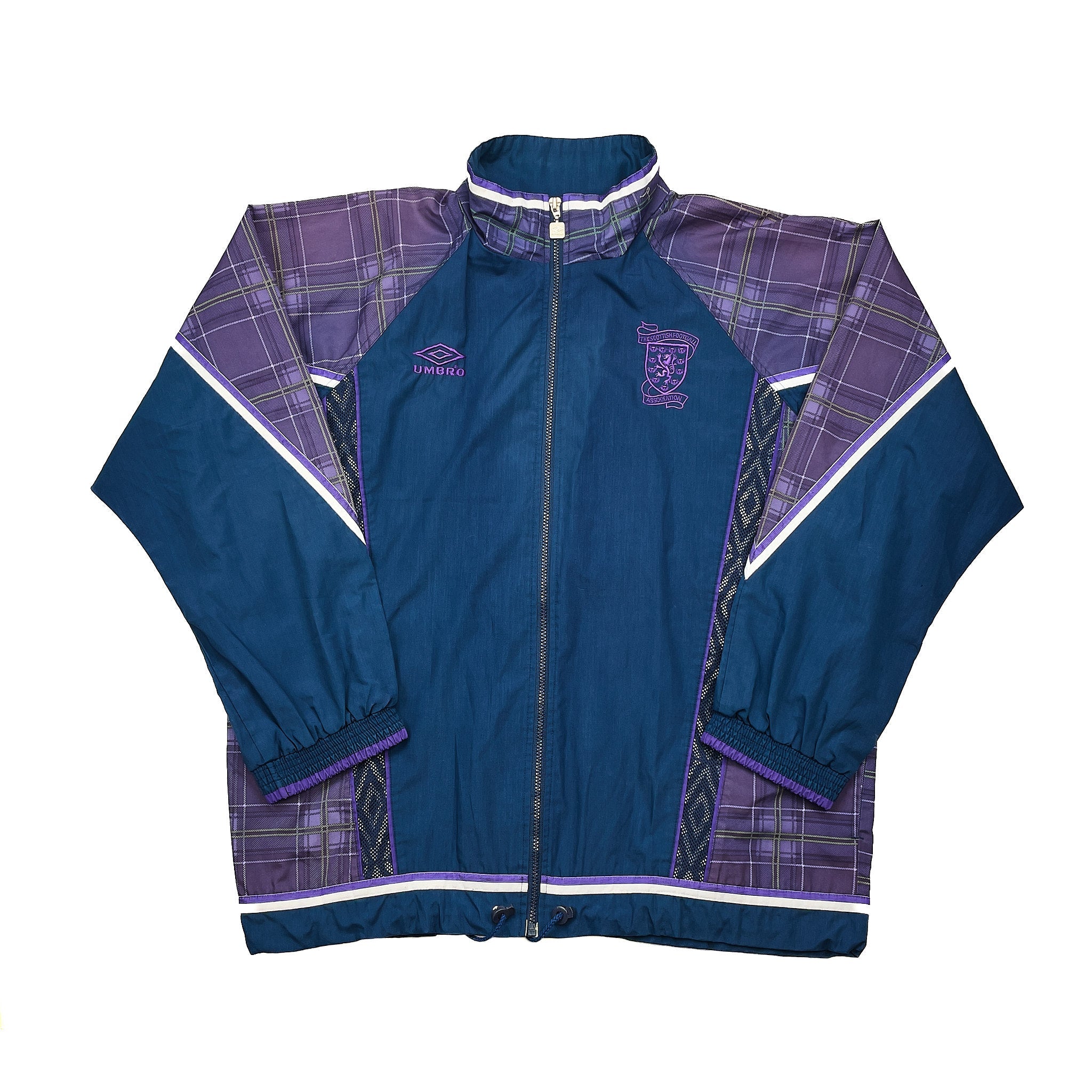 Buy 1994/96 Scotland Track Jacket (L) Umbro ~ Free worldwide shipping ~ Authentic Vintage Football Shirts from Cult Kits