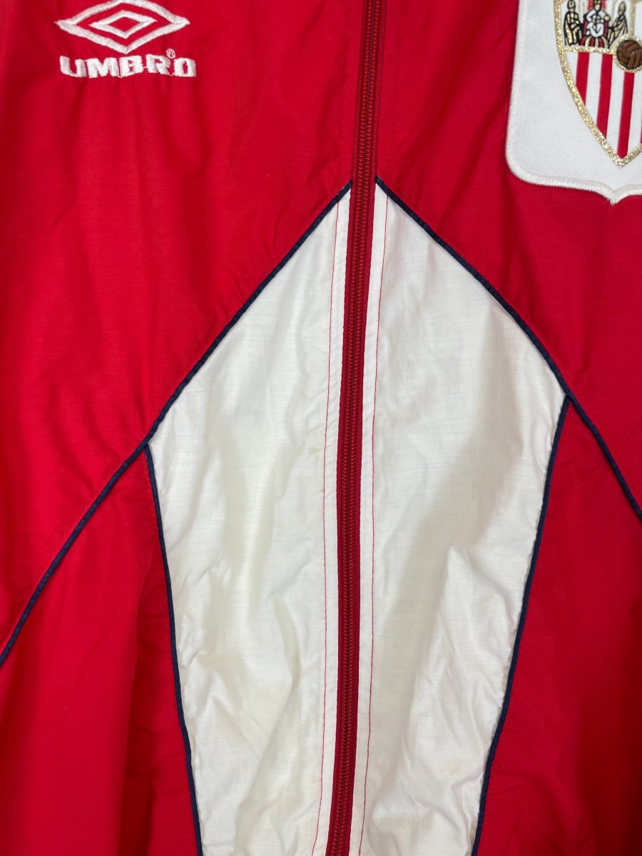 1994/96 SEVILLA TRACK JACKET (L) UMBRO - Cult Kits - Large - Buy Vintage Football Shirts, Authentic Retro Football Shirts For Sale, Classic Football Shirts & Soccer Jersey