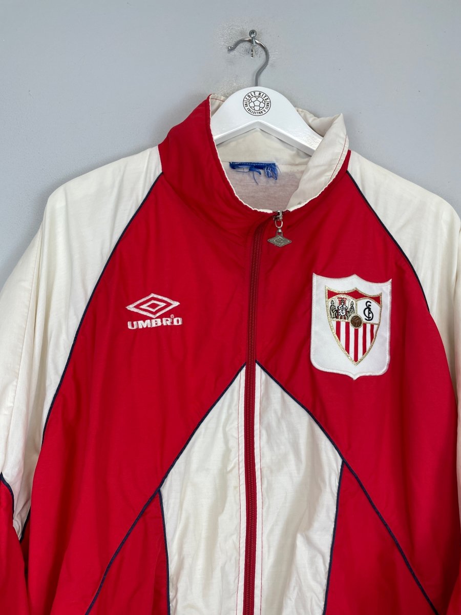 1994/96 SEVILLA TRACK JACKET (L) UMBRO - Cult Kits - Large - Buy Vintage Football Shirts, Authentic Retro Football Shirts For Sale, Classic Football Shirts & Soccer Jersey