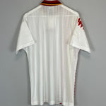 Shop 1994/96 SPAIN AWAY SHIRT (L) ADIDAS, classic football shirts, vintage football shirts & retro soccer jerseys at Cult Kits