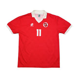 Buy 1994/96 Switzerland Chapuisat 11 Home Shirt (XL) Lotto ~ Free worldwide shipping available ~ Authentic Vintage Football Shirts from Cult Kits