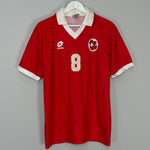 Shop 1994/96 SWITZERLAND OHREL #8 HOME SHIRT (M) LOTTO, classic football shirts, vintage football shirts & retro soccer jerseys at Cult Kits