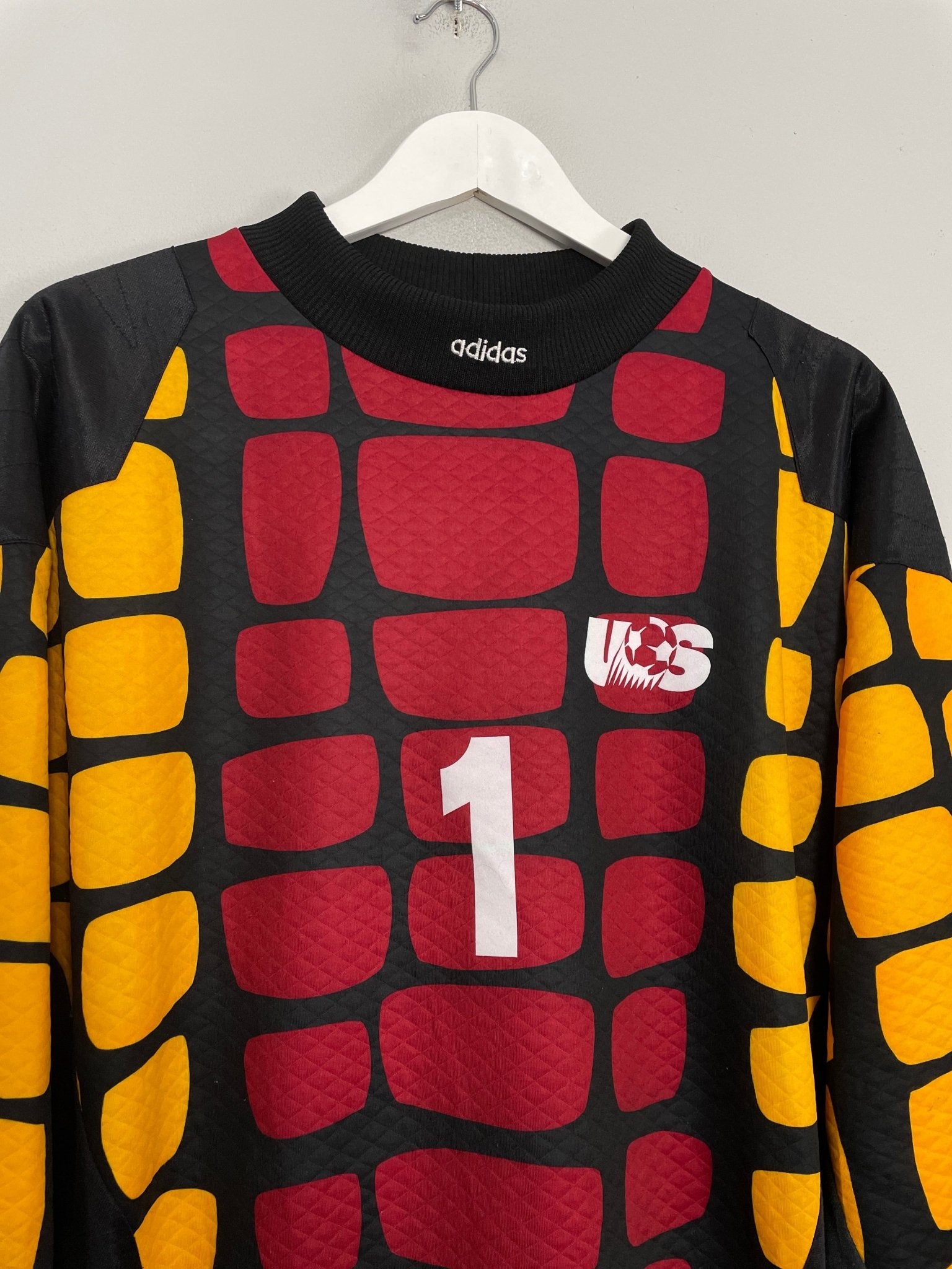 Shop 1994/96 USA MEOLA #1 GK SHIRT (XL) ADIDAS, classic football shirts, vintage football shirts & retro soccer jerseys at Cult Kits