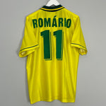 Shop 1994/97 BRAZIL ROMARIO #11 HOME SHIRT (L) UMBRO, classic football shirts, vintage football shirts & retro soccer jerseys at Cult Kits