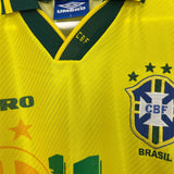 Shop 1994/97 BRAZIL ROMARIO #11 HOME SHIRT (L) UMBRO, classic football shirts, vintage football shirts & retro soccer jerseys at Cult Kits