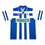Buy 1994/97 DEPORTIVO LA CORUNA 2 *CHAMPIONS* HOME SHIRT (XL) UMBRO ~ Free worldwide shipping available ~ Authentic Vintage Football Shirts from Cult Kits