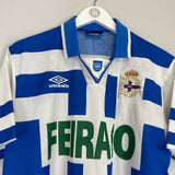 1994/97 DEPORTIVO LA CORUNA HOME SHIRT (L) UMBRO - Cult Kits - Large - Buy Vintage Football Shirts, Authentic Retro Football Shirts For Sale, Classic Football Shirts & Soccer Jersey