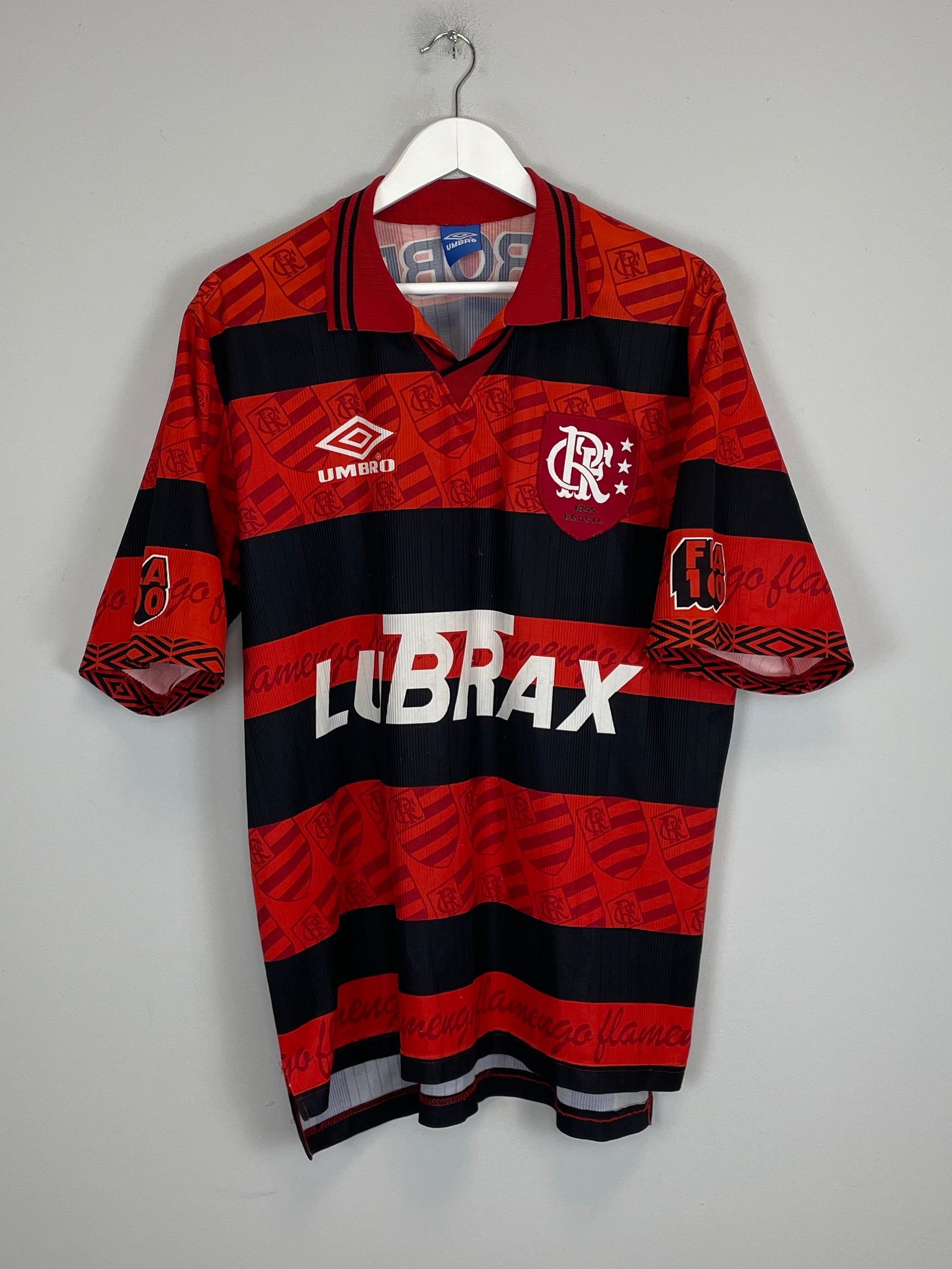 1994/95 FLAMENGO *CENTENARY* HOME SHIRT (L) UMBRO