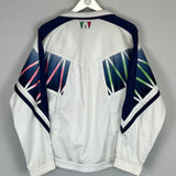 1994 ITALY TRACK JACKET (M) DIADORA SLEEVE POCKET 90S BACK PRINT GEOMETRIC PRINT 