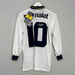 Shop 1995 BOCA JUNIORS #10 (MARADONA) *BNWT* L/S AWAY SHIRT (S) OLAN, classic football shirts, vintage football shirts & retro soccer jerseys at Cult Kits