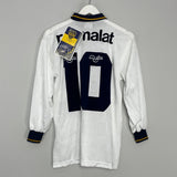 Shop 1995 BOCA JUNIORS #10 (MARADONA) *BNWT* L/S AWAY SHIRT (S) OLAN, classic football shirts, vintage football shirts & retro soccer jerseys at Cult Kits
