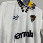 Shop 1995 BOCA JUNIORS #10 (MARADONA) *BNWT* L/S AWAY SHIRT (S) OLAN, classic football shirts, vintage football shirts & retro soccer jerseys at Cult Kits