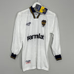 Shop 1995 BOCA JUNIORS #10 (MARADONA) *BNWT* L/S AWAY SHIRT (S) OLAN, classic football shirts, vintage football shirts & retro soccer jerseys at Cult Kits