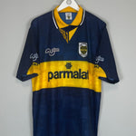 1995 BOCA JUNIORS HOME SHIRT (L) OLAN - Cult Kits - Large - Buy Vintage Football Shirts, Authentic Retro Football Shirts For Sale, Classic Football Shirts & Soccer Jersey