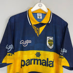 1995 BOCA JUNIORS HOME SHIRT (L) OLAN - Cult Kits - Large - Buy Vintage Football Shirts, Authentic Retro Football Shirts For Sale, Classic Football Shirts & Soccer Jersey