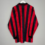 Shop 1995/96 AC MILAN L/S HOME SHIRT (XL) LOTTO, classic football shirts, vintage football shirts & retro soccer jerseys at Cult Kits
