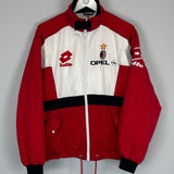 Shop 1995/96 AC MILAN TRACK JACKET (M) LOTTO, classic football shirts, vintage football shirts & retro soccer jerseys at Cult Kits