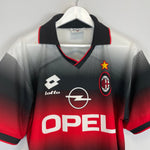 Shop 1995/96 AC MILAN TRAINING SHIRT (L) LOTTO, classic football shirts, vintage football shirts & retro soccer jerseys at Cult Kits