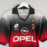 Shop 1995/96 AC MILAN TRAINING SHIRT (L) LOTTO, classic football shirts, vintage football shirts & retro soccer jerseys at Cult Kits