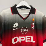 Shop 1995/96 AC MILAN TRAINING SHIRT (L) LOTTO, classic football shirts, vintage football shirts & retro soccer jerseys at Cult Kits