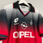 Shop 1995/96 AC MILAN TRAINING SHIRT (XL) LOTTO, classic football shirts, vintage football shirts & retro soccer jerseys at Cult Kits