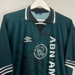 Shop 1995/96 AJAX AWAY SHIRT (L) UMBRO, classic football shirts, vintage football shirts & retro soccer jerseys at Cult Kits