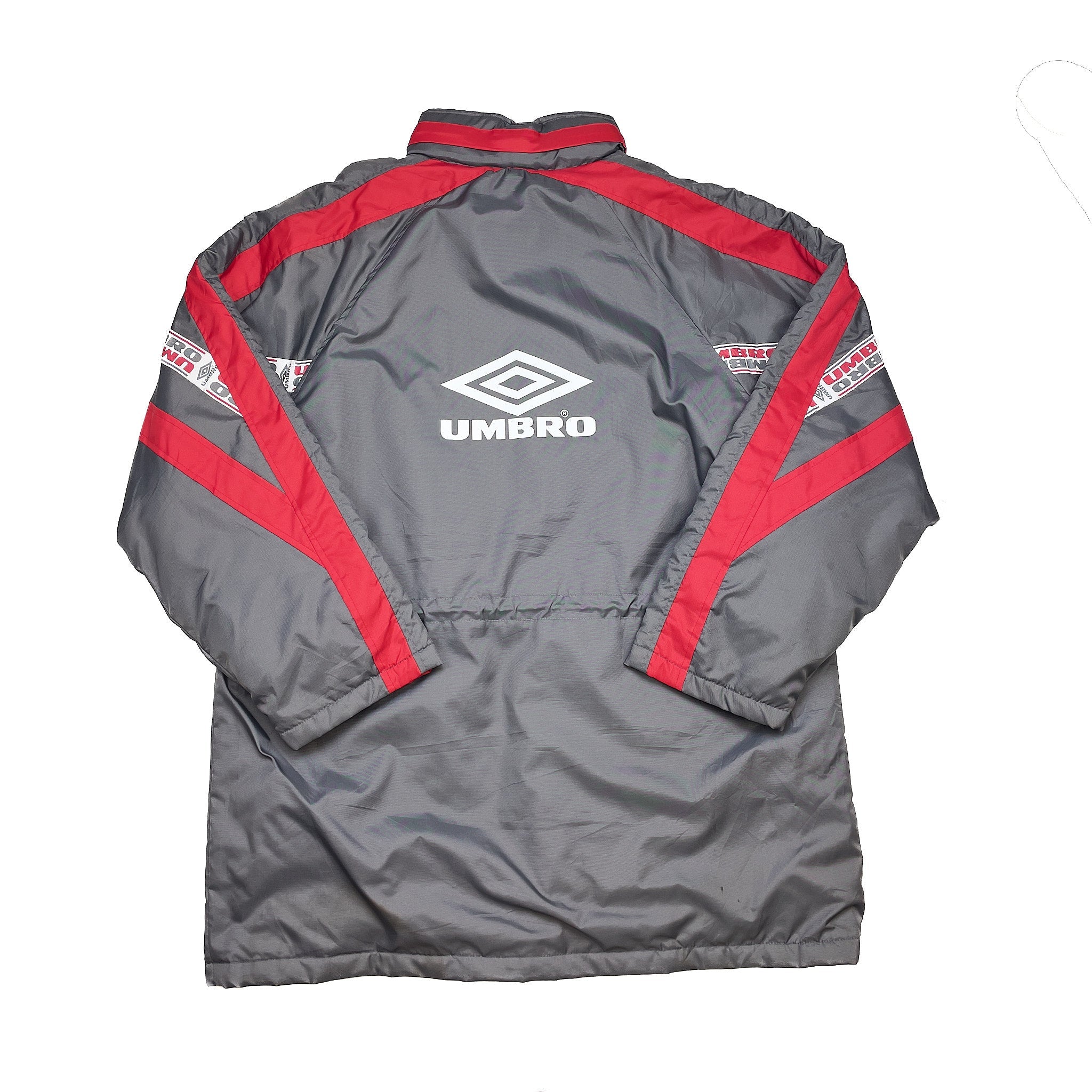 Buy 1995/96 Ajax Bench Coat (XXL) Umbro ~ Free worldwide shipping ~ Authentic Vintage Football Shirts from Cult Kits