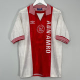 Shop 1995/96 AJAX HOME SHIRT (L) UMBRO, classic football shirts, vintage football shirts & retro soccer jerseys at Cult Kits