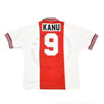 Buy 1995/96 Ajax Kanu 9 Home Shirt (XL) Umbro ~ Free worldwide shipping available ~ Authentic Vintage Football Shirts from Cult Kits