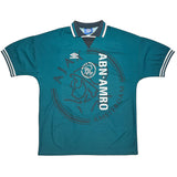 Buy 1995/96 Ajax Kluivert 9 Away Shirt (XL) Umbro ~ Free worldwide shipping ~ Authentic Vintage Football Shirts from Cult Kits