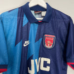Shop 1995/96 ARSENAL AWAY SHIRT (L) NIKE, classic football shirts, vintage football shirts & retro soccer jerseys at Cult Kits