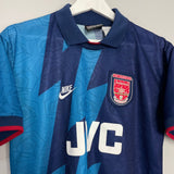 Shop 1995/96 ARSENAL AWAY SHIRT (S) NIKE, classic football shirts, vintage football shirts & retro soccer jerseys at Cult Kits