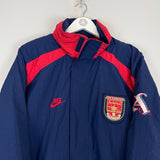 Shop 1995/96 ARSENAL BENCH COAT (L) NIKE, classic football shirts, vintage football shirts & retro soccer jerseys at Cult Kits