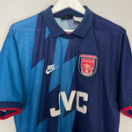 Shop 1995/96 ARSENAL WRIGHT #8 AWAY SHIRT (L) NIKE, classic football shirts, vintage football shirts & retro soccer jerseys at Cult Kits