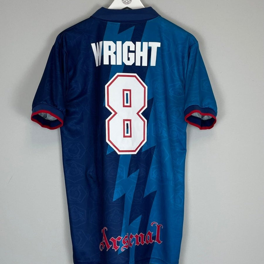1995/96 ARSENAL WRIGHT 8 AWAY SHIRT (L) NIKE - Cult Kits - Large - Buy Vintage Football Shirts, Authentic Retro Football Shirts For Sale, Classic Football Shirts & Soccer Jersey