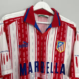 Shop 1995/96 ATLETICO MADRID HOME SHIRT (L) PUMA, classic football shirts, vintage football shirts & retro soccer jerseys at Cult Kits