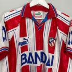 Shop 1995/96 ATLETICO MADRID HOME SHIRT (L) PUMA, classic football shirts, vintage football shirts & retro soccer jerseys at Cult Kits