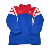 Buy 1995/96 Bayern Munich Bench Coat (L) Adidas ~ Free worldwide shipping ~ Authentic Vintage Football Shirts from Cult Kits