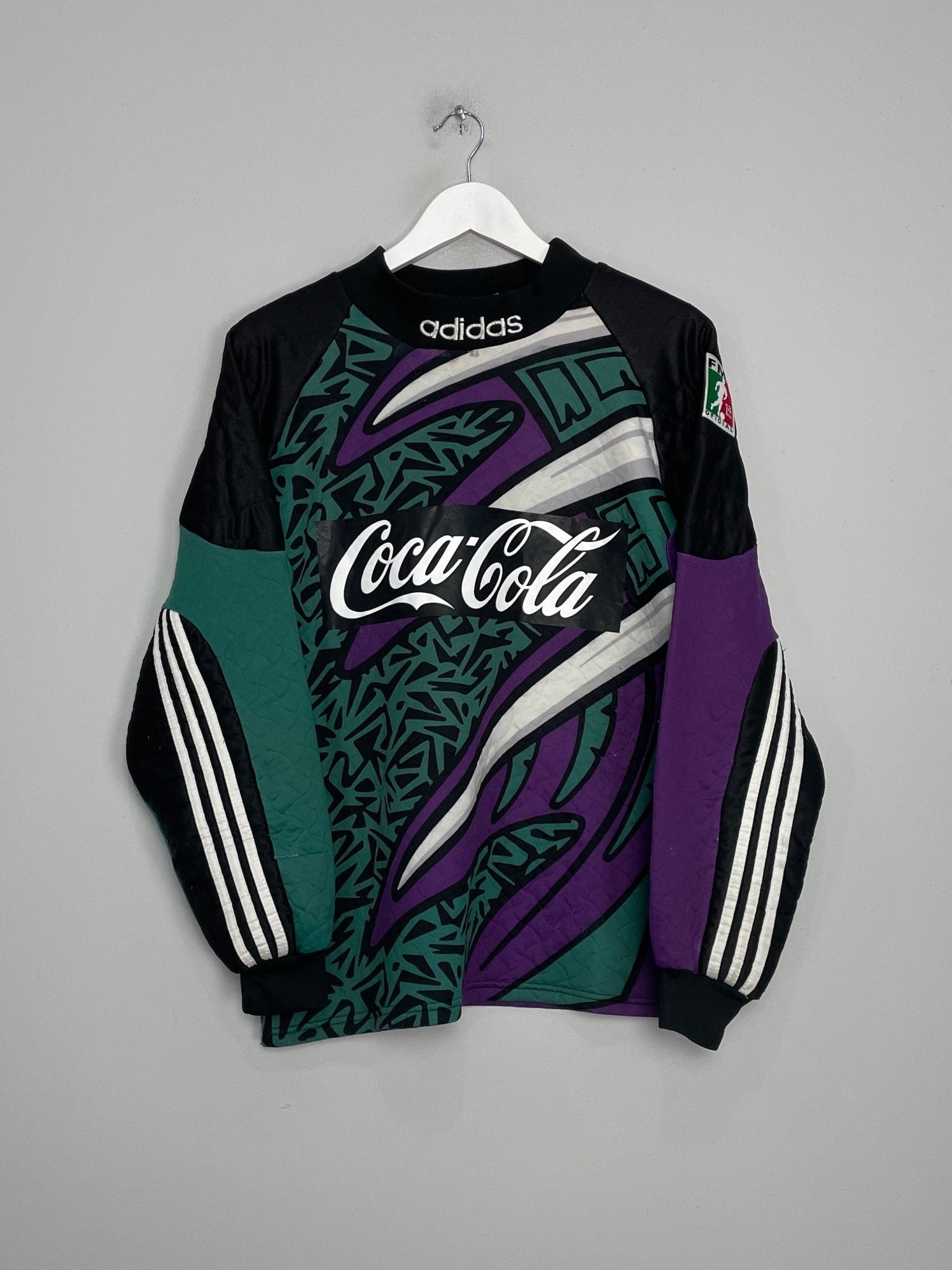 Shop 1995/96 CLUB AMERICA #1 GK SHIRT (M) ADIDAS, classic football shirts, vintage football shirts & retro soccer jerseys at Cult Kits