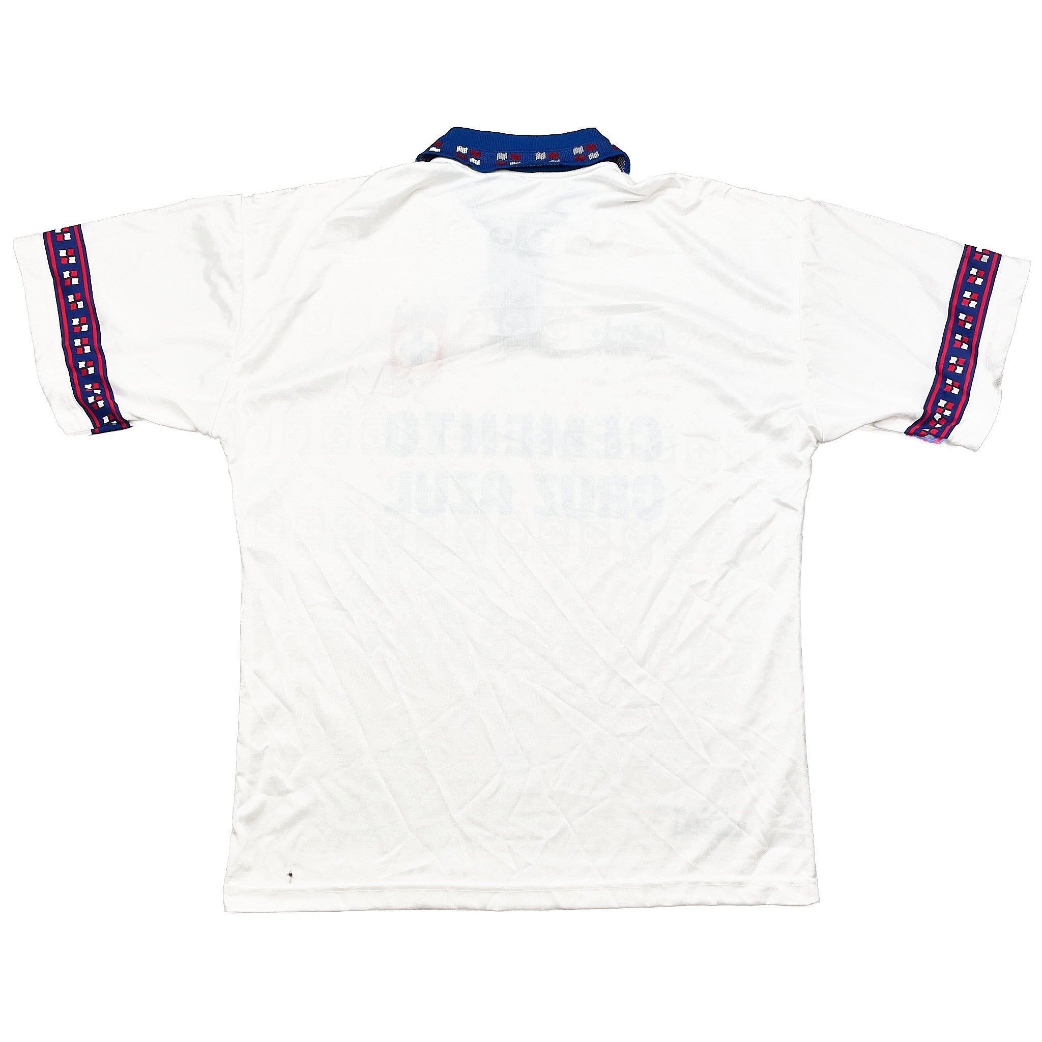 Buy 1995/96 Cruz Azul Away Shirt (L) Azul Sport ~ Free worldwide shipping available ~ Authentic Vintage Football Shirts from Cult Kits