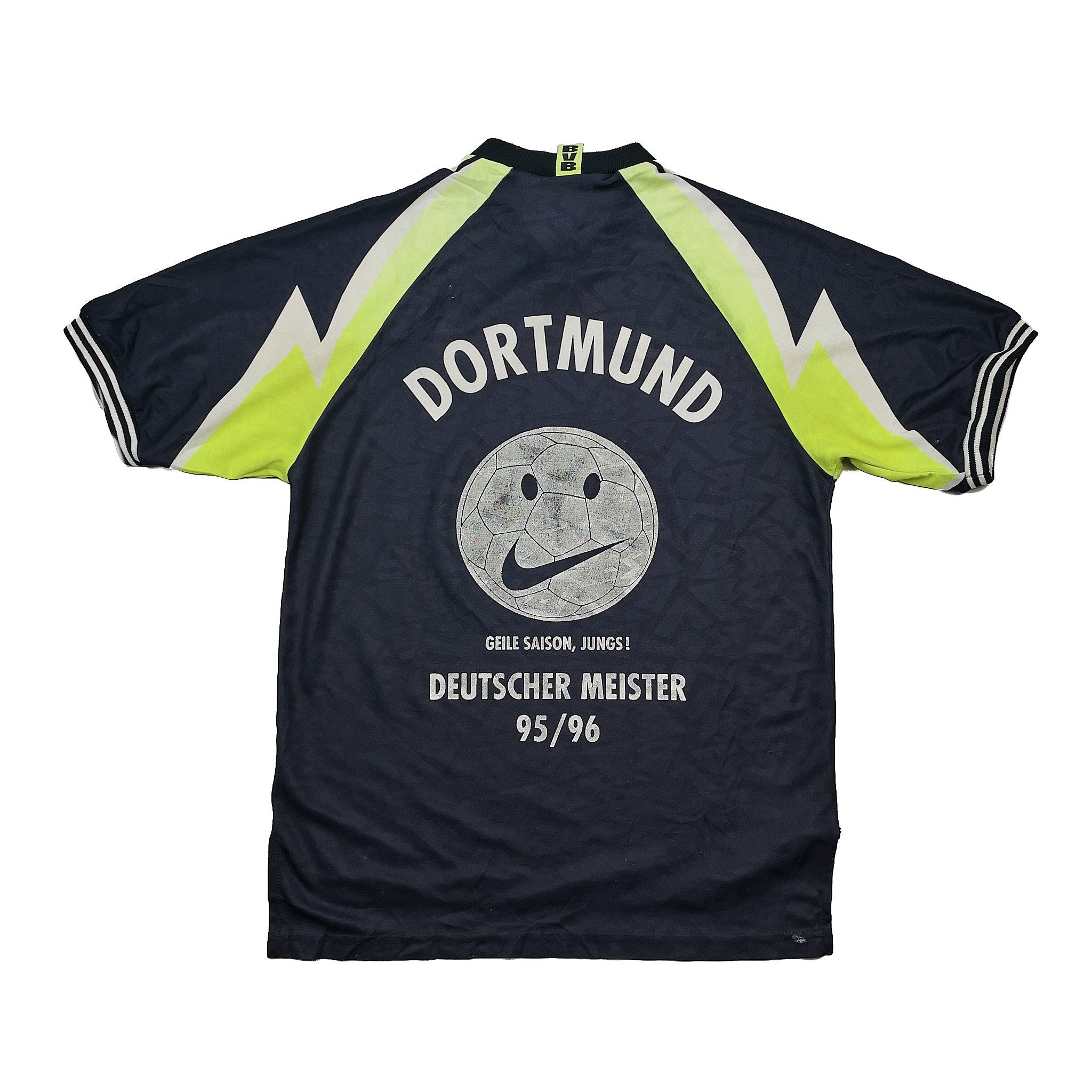 Buy 1995/96 Dortmund Away Shirt (M) Nike ~ Free worldwide shipping available ~ Authentic Vintage Football Shirts from Cult Kits