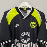 Shop 1995/96 DORTMUND AWAY SHIRT (XXL) NIKE, classic football shirts, vintage football shirts & retro soccer jerseys at Cult Kits