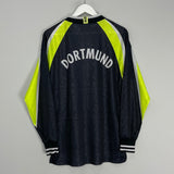 Shop 1995/96 DORTMUND L/S AWAY SHIRT (M) NIKE, classic football shirts, vintage football shirts & retro soccer jerseys at Cult Kits